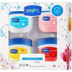 Lip Balm Set – 1 box (4 pieces – Original Flavor, Sakura, Honey & Rose Lips)